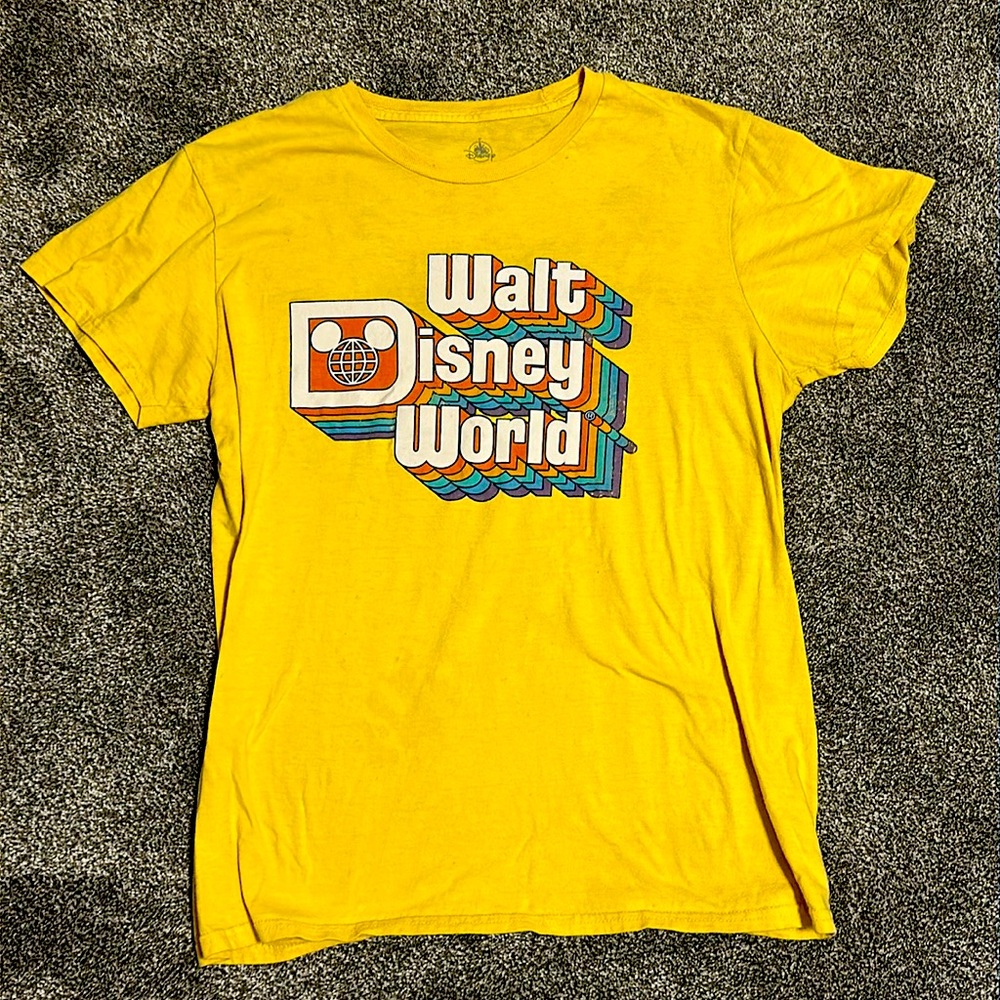 Yellow Disney graphic T-shirt